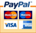 Pay Securely online with PayPal or with a Credit Card